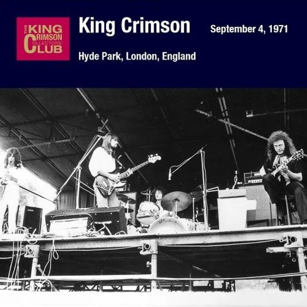 King Crimson - Hyde Park, London, England, September 4, 1971 CD (album) cover