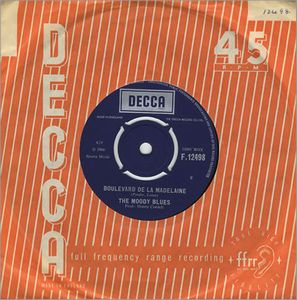 The Moody Blues Boulevard De La Madelaine album cover