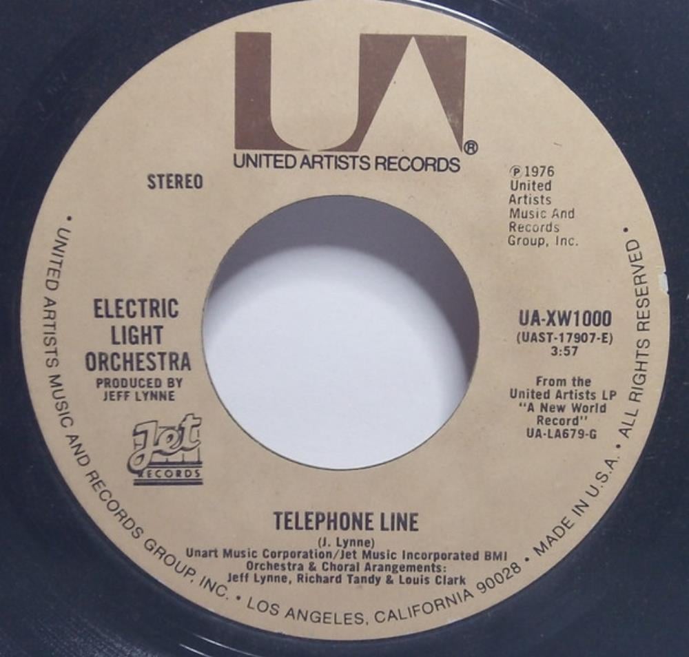 Electric Light Orchestra Telephone Line album cover