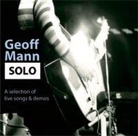 Geoff Mann - Solo (Live + Demo-Tracks) CD (album) cover