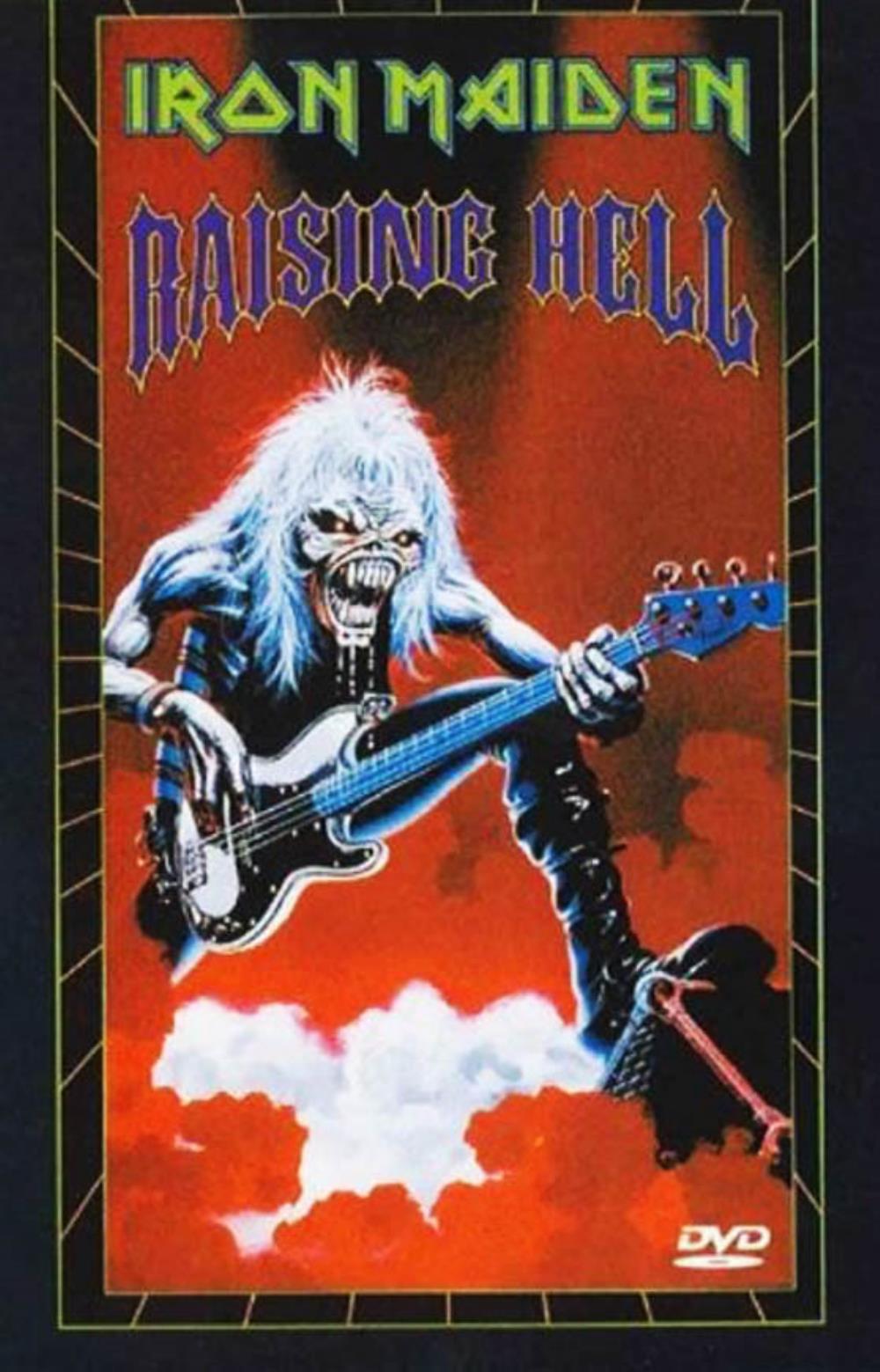 Iron Maiden Raising Hell album cover