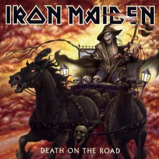 Iron Maiden Death On The Road album cover