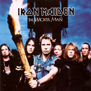 Iron Maiden The Wicker Man  album cover