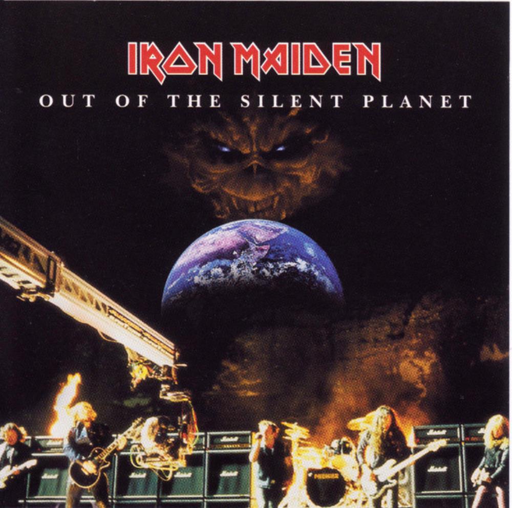 Iron Maiden Out of the Silent Planet album cover