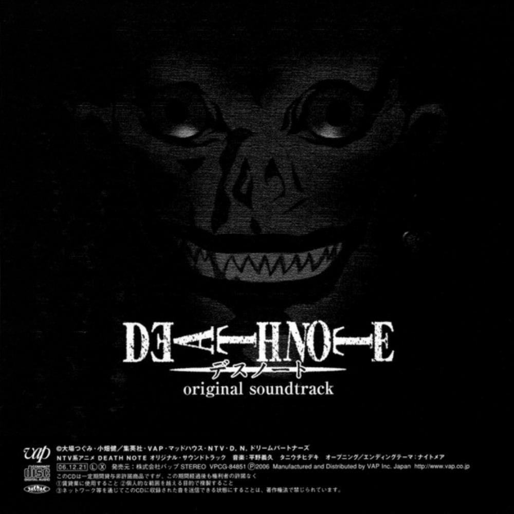 Various Artists (Concept albums & Themed compilations) Hideki Taniuchi & Yoshihisa Hirano: Death Note Original Soundtrack album cover