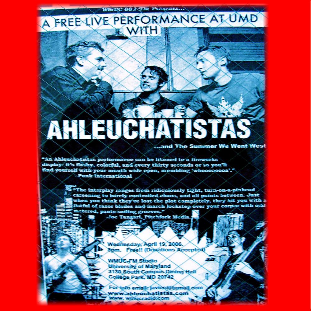  The Summer We Went West [and East] - Live 2006 by AHLEUCHATISTAS album cover