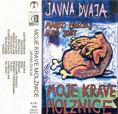 Marko Brecelj - Moje krave molznice (with Ales Jost and JAVNA DVAJA) CD (album) cover