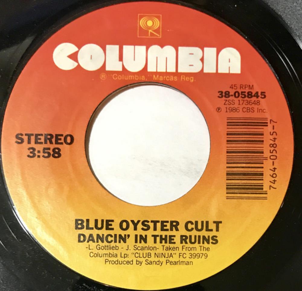 Blue yster Cult Dancin' in the Ruins album cover