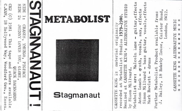 Metabolist - Stagmanaut! CD (album) cover