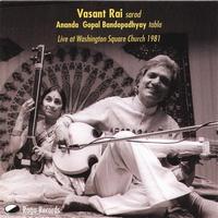 Vasant Rai Live At Washington Square Church 1981 album cover