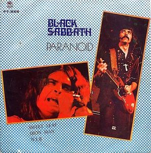 Black Sabbath Paranoid album cover