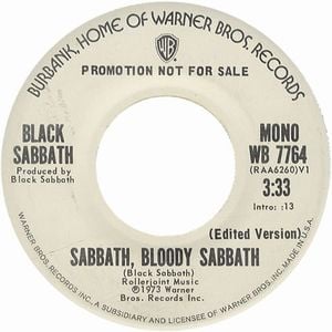 Black Sabbath Sabbath Bloody Sabbath album cover