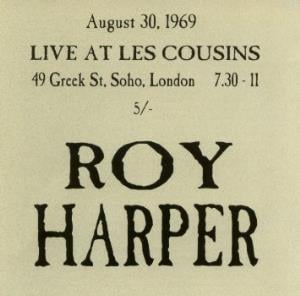 Roy Harper Live At Les Cousins album cover