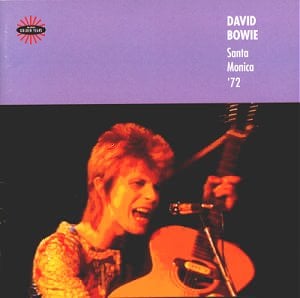 David Bowie Santa Monica '72 album cover