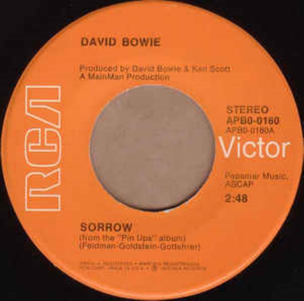 David Bowie Sorrow / Amsterdam album cover
