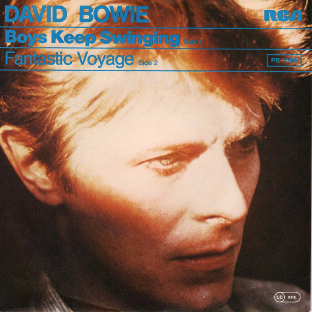 David Bowie Boys Keep Swinging album cover