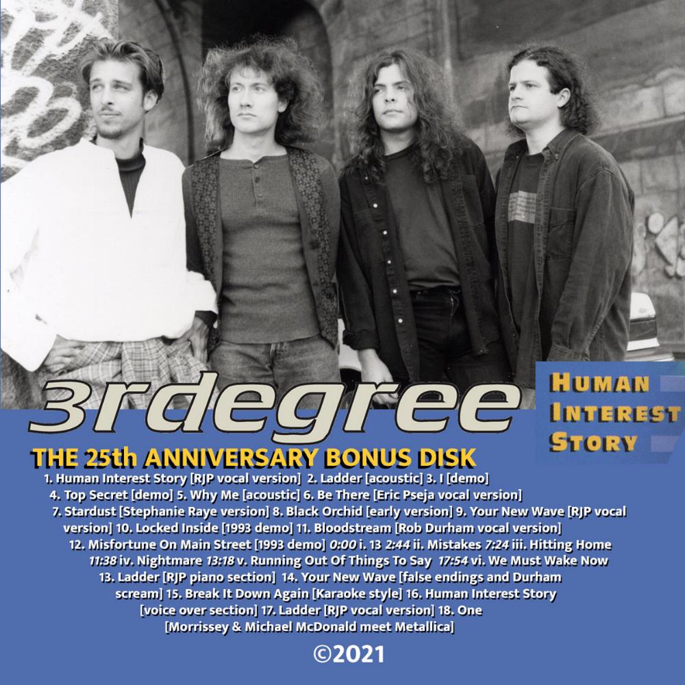 3RDegree - Human Interest Story 25th Anniversary Bonus Disk CD (album) cover