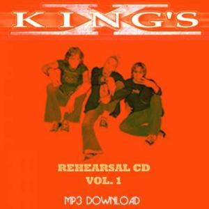 King's X - Rehearsal Cd Vol. 1 CD (album) cover