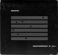 Monoton - Monotonprodukt 07 20y ++ CD (album) cover