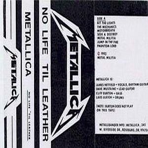 Metallica - No Life 'til Leather (Demo) CD (album) cover