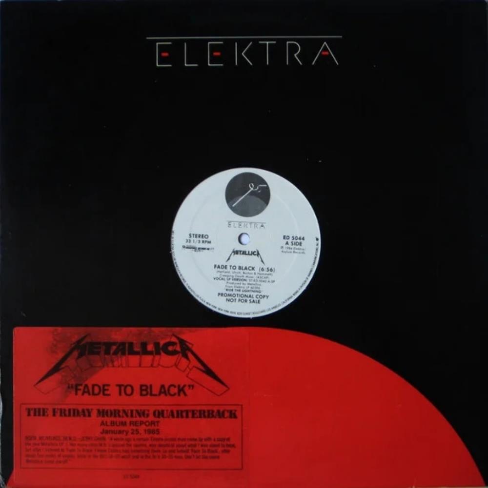 Metallica Fade to Black album cover