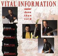 Vital Information - Easier Done Than Said CD (album) cover