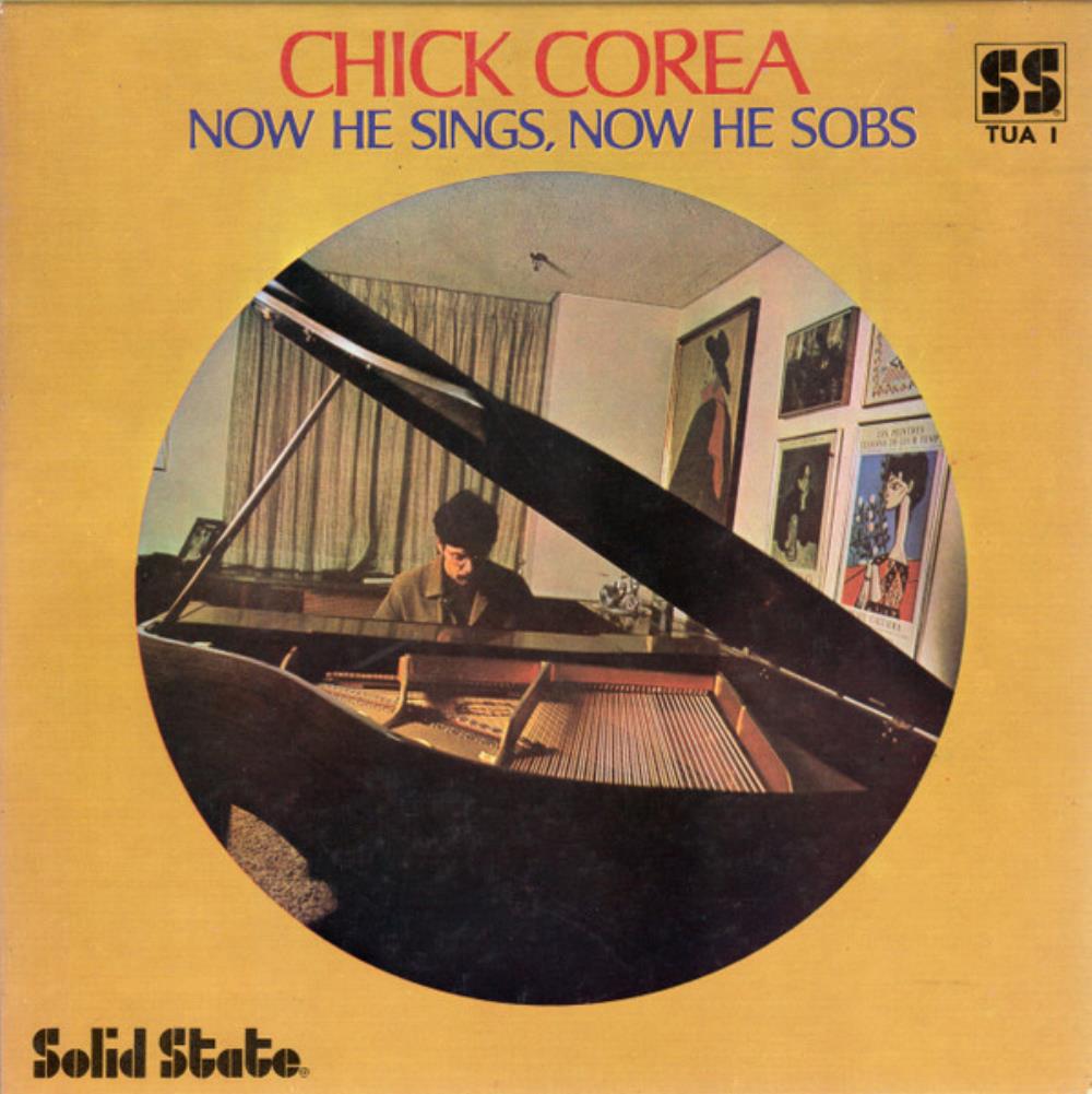 Chick Corea Now He Sings, Now He Sobs album cover