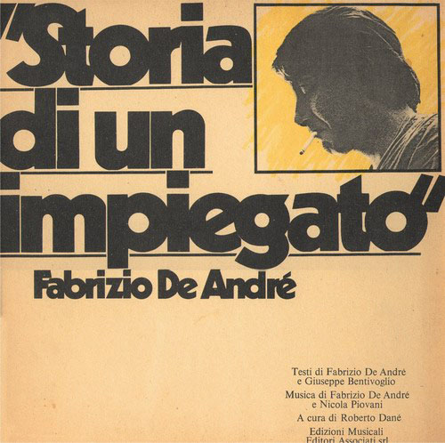 Fabrizio De AndréStoria di un impiegato album cover Fabrizio De André Storia di un impiegato album cover