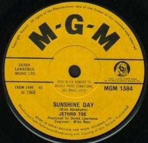 Jethro Tull Sunshine Day album cover