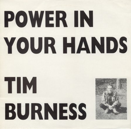 Tim Burness Power in Your Hands album cover