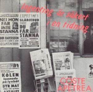 Coste Apetrea - Ingenting r skert i en tidning CD (album) cover
