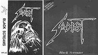 Sadist Black Screams (Demo) album cover