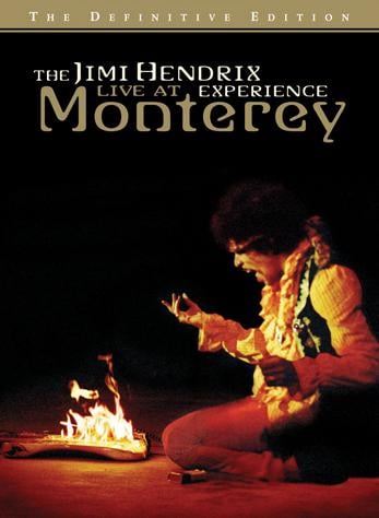 Jimi Hendrix Live At Monterey (DVD) album cover
