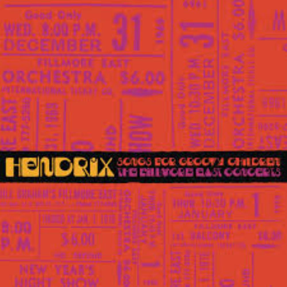 Jimi Hendrix Songs For Groovy Children: The Fillmore East Concerts album cover