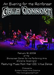 Gaia Consort Concert for the Rainforest album cover