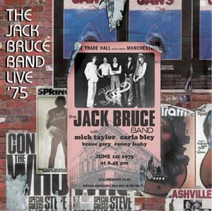 Jack Bruce Live '75 album cover