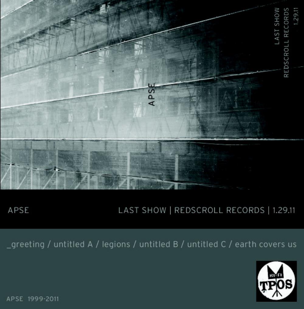Apse - Last Show at Redscroll Records 1.29.11 CD (album) cover