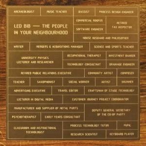 Led Bib - The People In Your Neighbourhood CD (album) cover