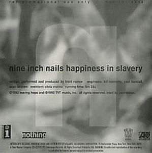 Nine Inch Nails Happiness in Slavery album cover