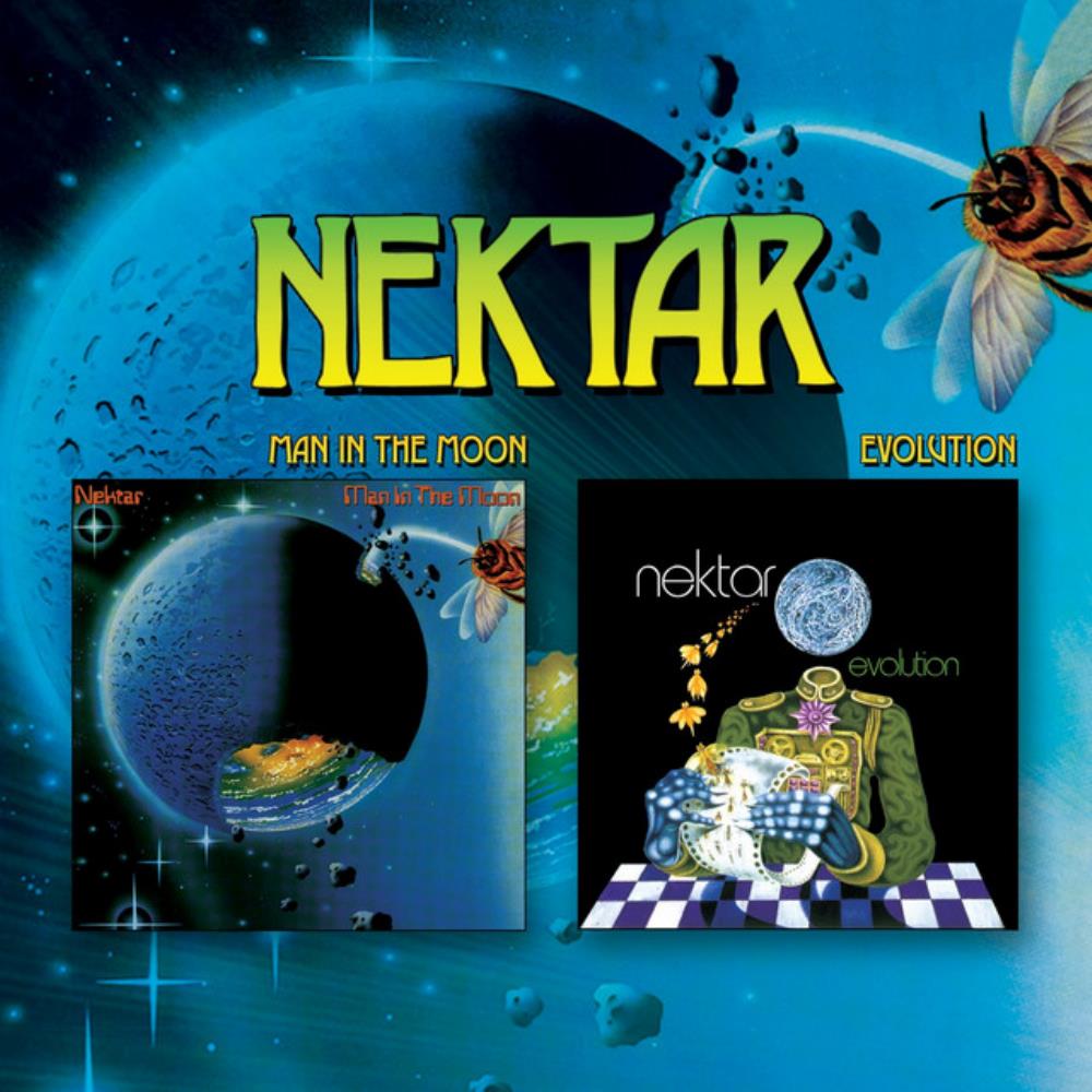 Nektar Man in the Moon / Evolution album cover