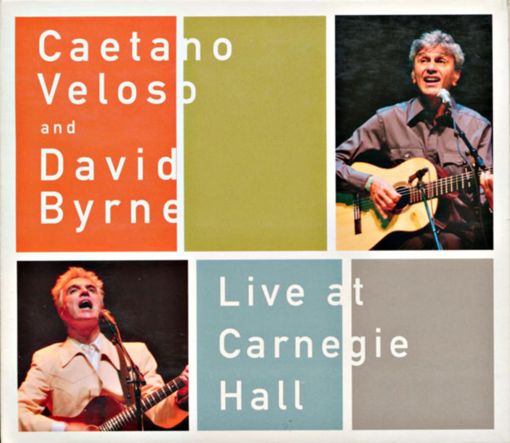 David Byrne Caetano Veloso and David Byrne - Live at Carnegie Hall album cover