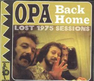 Opa - Back Home - The Lost 1975 Sessions CD (album) cover