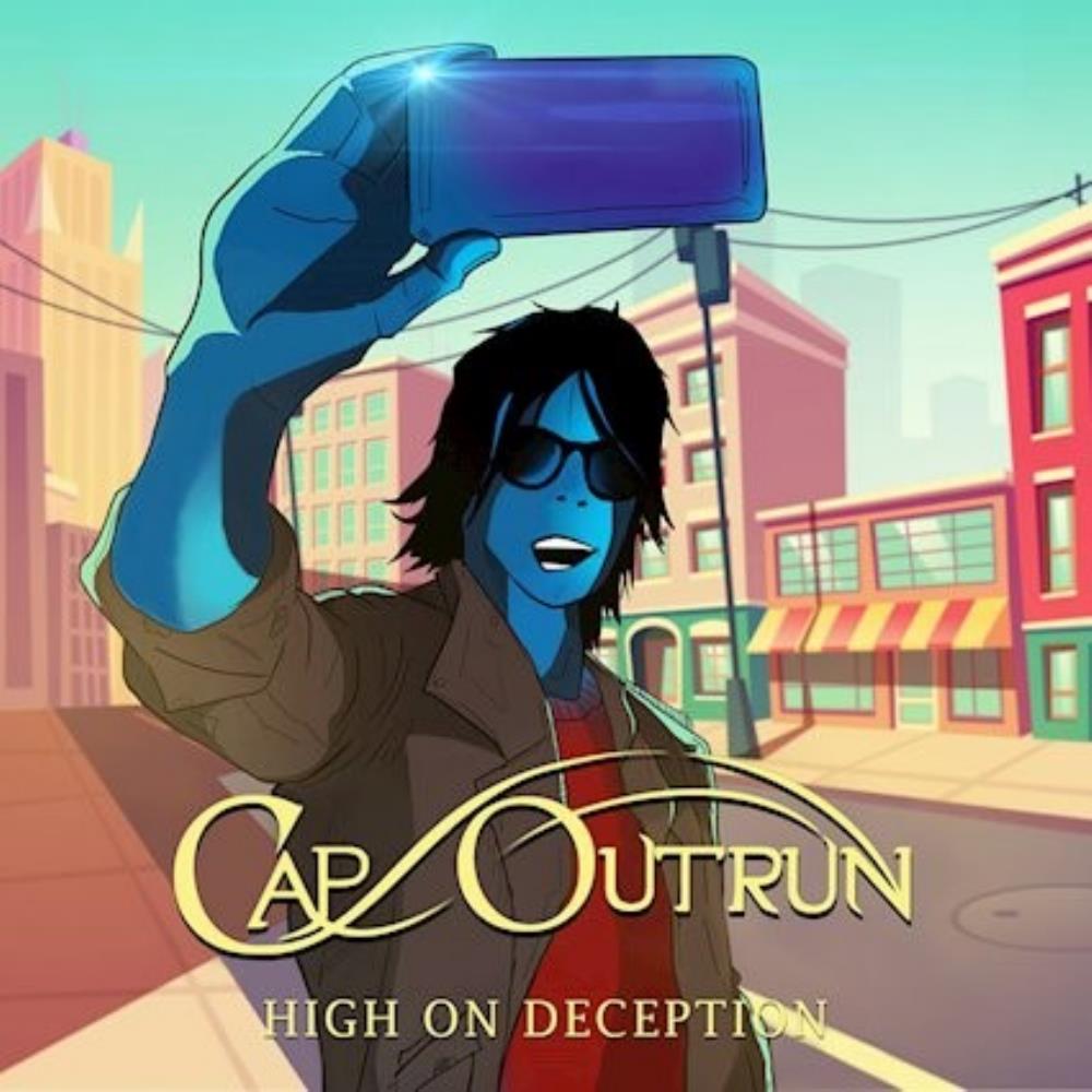 Cap Outrun High on Deception album cover