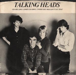 Talking Heads Uh-Oh, Love Comes To Town album cover