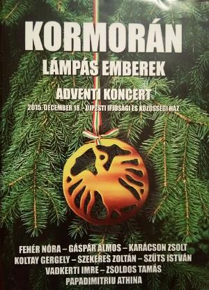 Kormorn Adventi koncert - Lmps emberek album cover