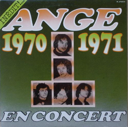 Ange Ange En Concert 1970-71 album cover