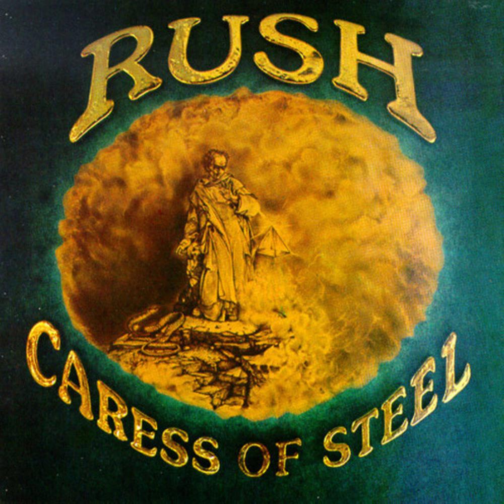  Caress of Steel by RUSH album cover