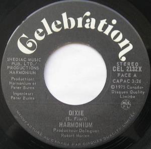 Harmonium Dixie album cover