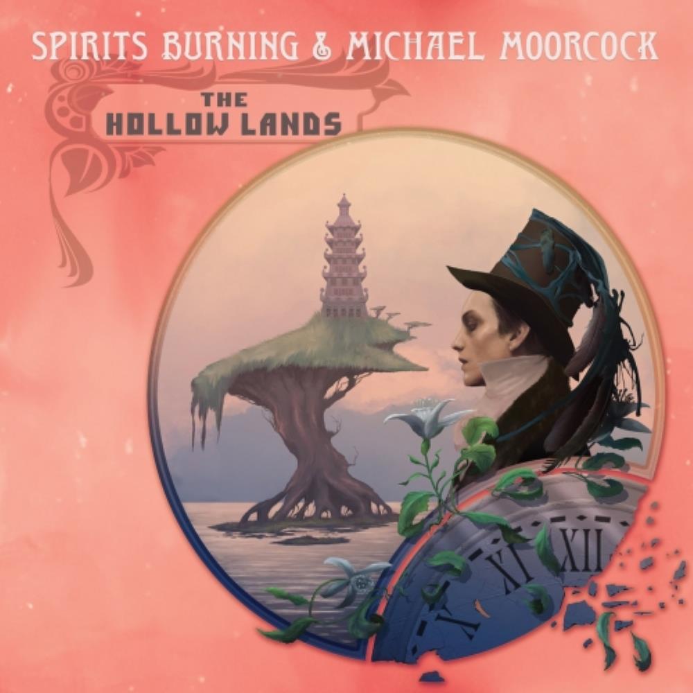 Spirits Burning - The Hollow Lands (with Michael Moorcock) CD (album) cover