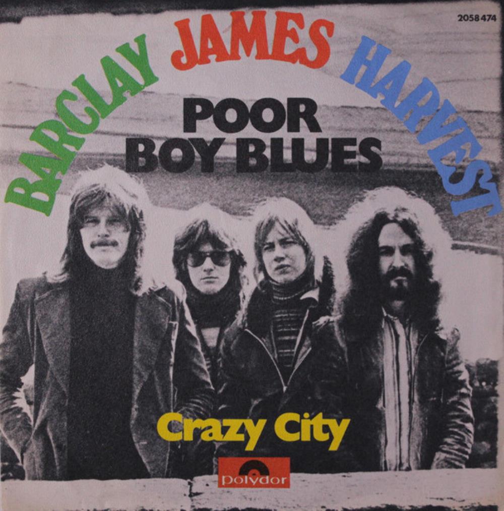 Barclay James  Harvest Poor Boy Blues / Crazy City album cover